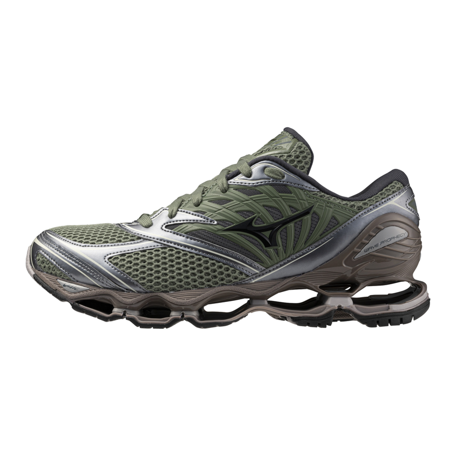 Mizuno Wave Prophecy Olive Green | Silver